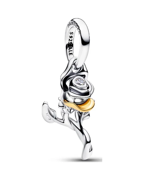 Charm Pandora 764405C01 rosa La Bella y la Bestia