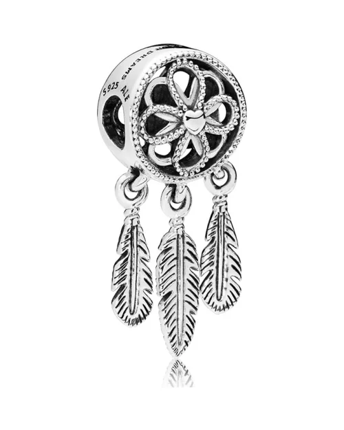 Pandora 797200 women's silver dream catcher pendant bead