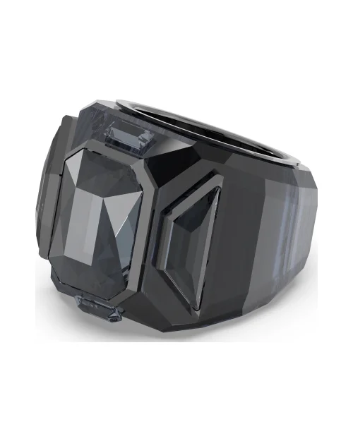 Bague de cocktail Swarovski Chroma 5630324 noir