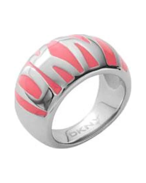 DKNY NJ1578040505 Anello donna acciaio argento smalto