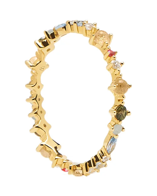 Ring P DE PAOLA Papillon AN01-191-14 Woman Silver color stone