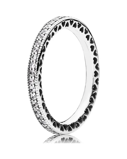 Pandora 190963CZ-50 Bague en zirconium argenté pour femme
