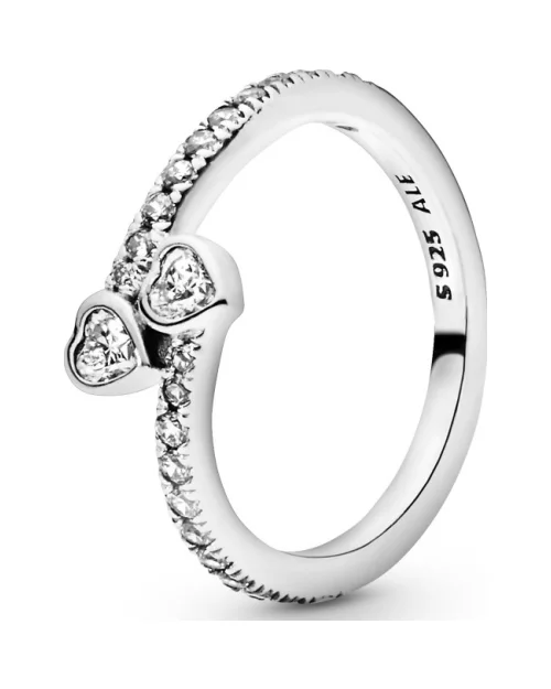 Pandora Ring 191023CZ-52 Eternal hearts