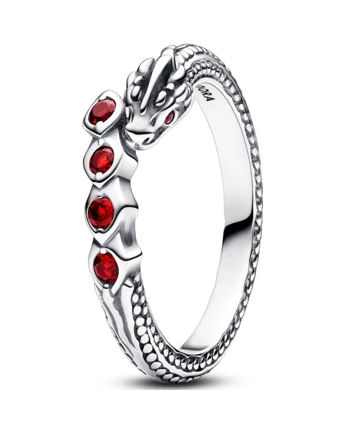 Pandora-ring 192968C01-56 Glittrande drake