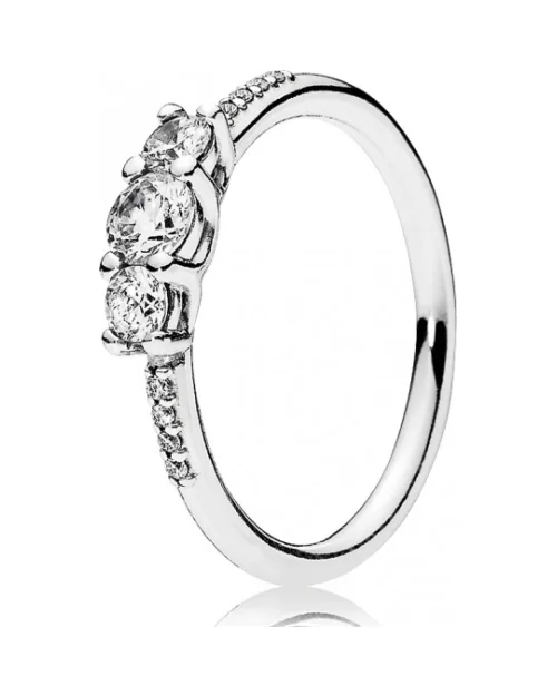 Pandora 196242CZ-50 Bague en zircone argentée pour femme