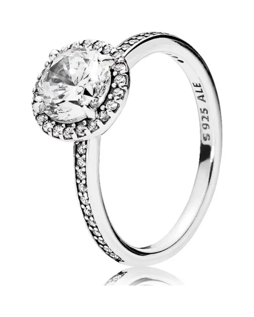 Pandora 196250CZ-52 Bague en argent avec zirconium Classic Elegance