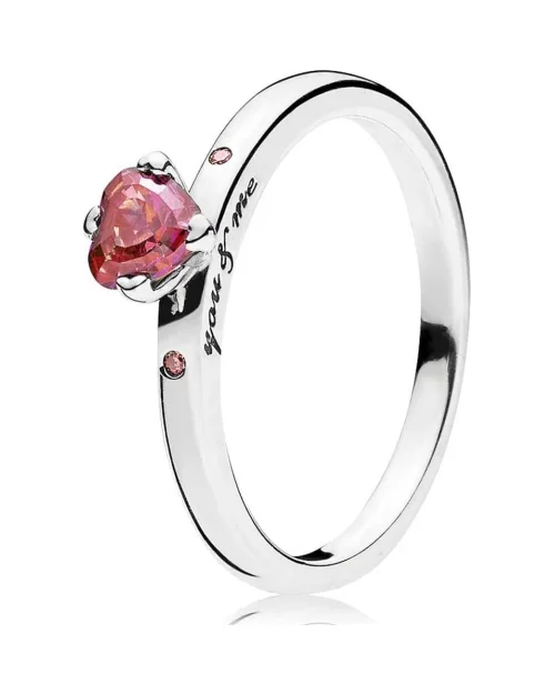 Pandora 196574CZRMX-52 Bague en zirconium argenté pour femme You &amp; Me
