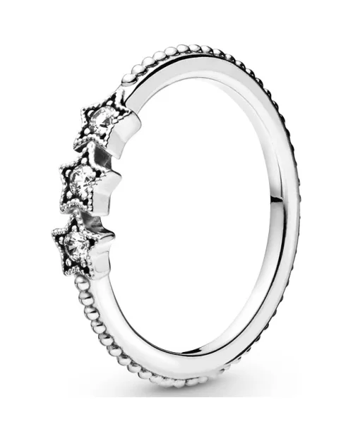 Pandora Ring 198492C01-52 Sterling Silver Women's Celestial Stars (Étoiles célestes)