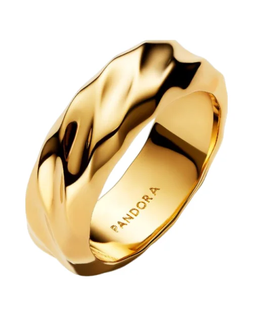 Pandora Essence ring 163886C00-52 wide band