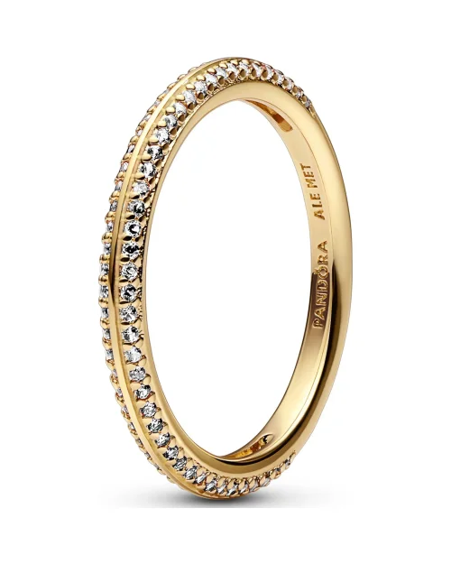 Pierścionek Pandora Me 169679C01-52 biały pavé