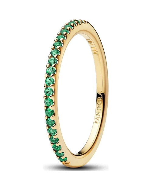 Pandora Timeless Ring 162999C03-56 zielony pasek