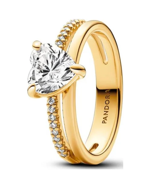 Pandora Timeless Ring 163100C01-54 podwójny pasek