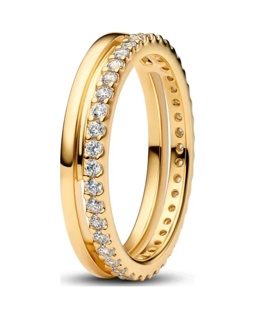 Ring Pandora Timeless 163799C01-52 double band