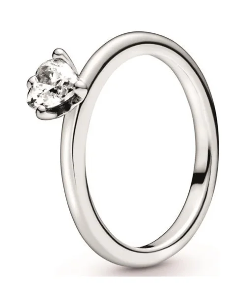 Pandora 198691C01-58 Heart Solitaire Ring