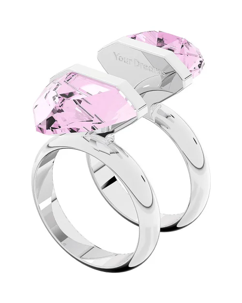 Swarovski Magnetisk glänsande ring 5620711 rosa