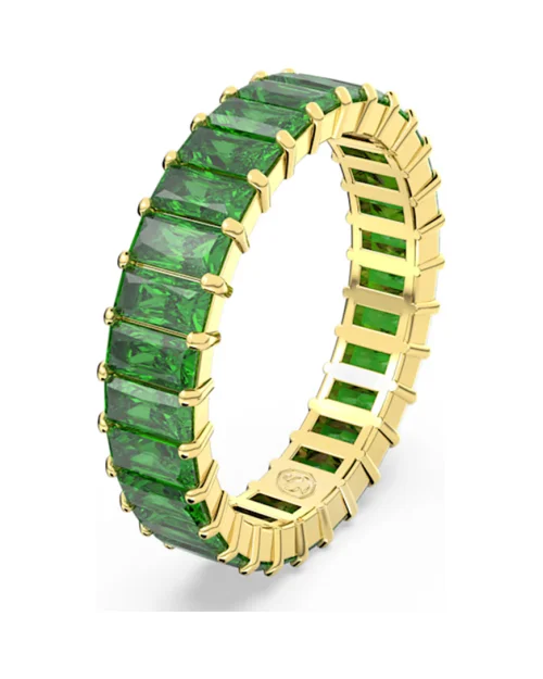 Swarovski Matrix Ring 5648909 Baguette grün