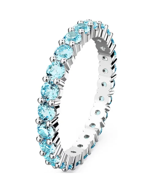 Swarovski Matrix 5658671 blau rhodinierter Ring