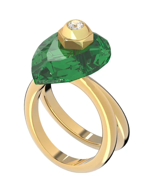 Anillo Swarovski Studiosa 5620767 baño de oro