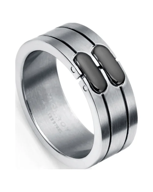 Anello Viceroy 75322A02200 acciaio inox IP nero