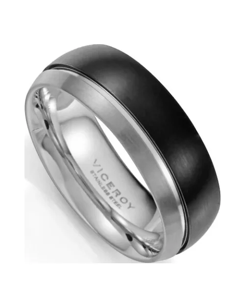 Viceroy Bague de mode 14327A02210 bague homme en acier inoxydable