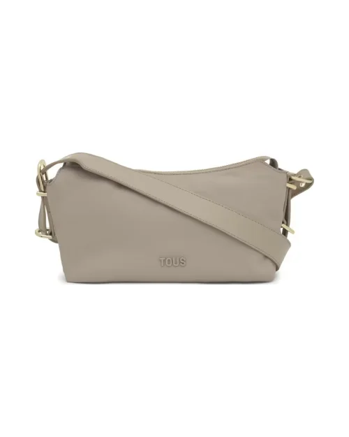 Tous kleine schoudertas 2002201243 Gespen taupe