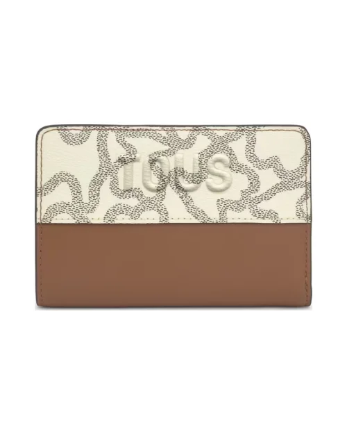 Tous camel-beige portemonnee 2002186543 kaos icoon