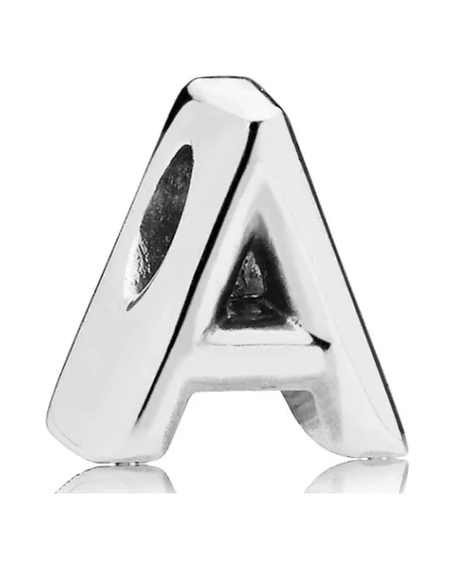 Charm Pandora 797455 woman silver letter A