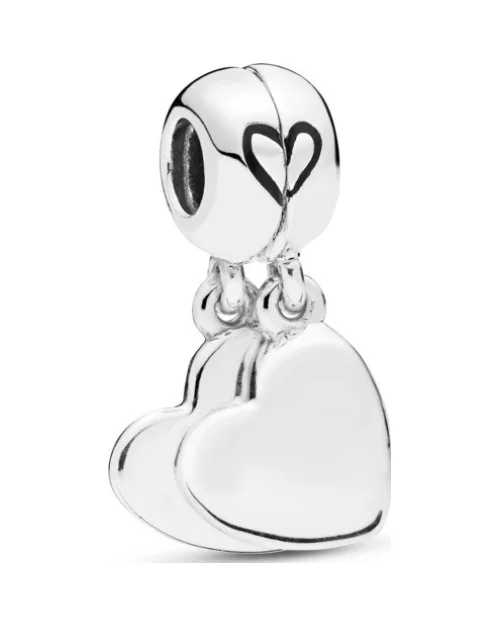 Charm Pandora 797777EN16 woman silver enamel black