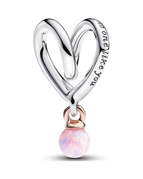 Pandora Momente Charme 783242C01 Herz zweifarbig