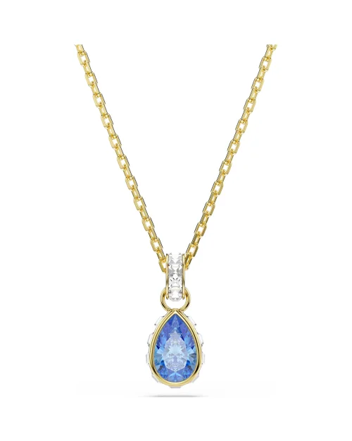 Wisiorek Swarovski Chroma 5757786 szlif gruszkowy niebieski