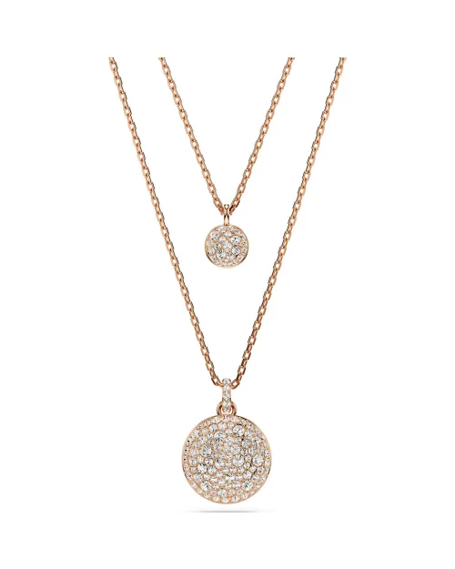Pendentif Swarovski Meteora 5683449 ton or rose