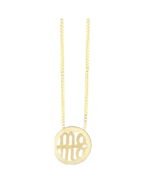Necklace FINOR GM-428A woman yellow gold