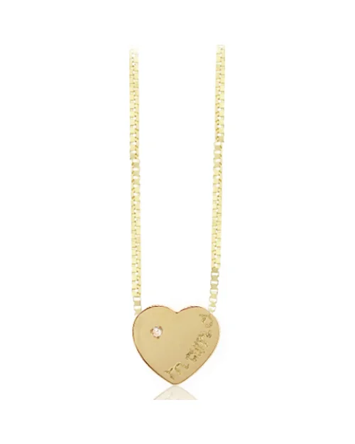Halskette FINOR GM-429A Frau Gelbgold Diamante