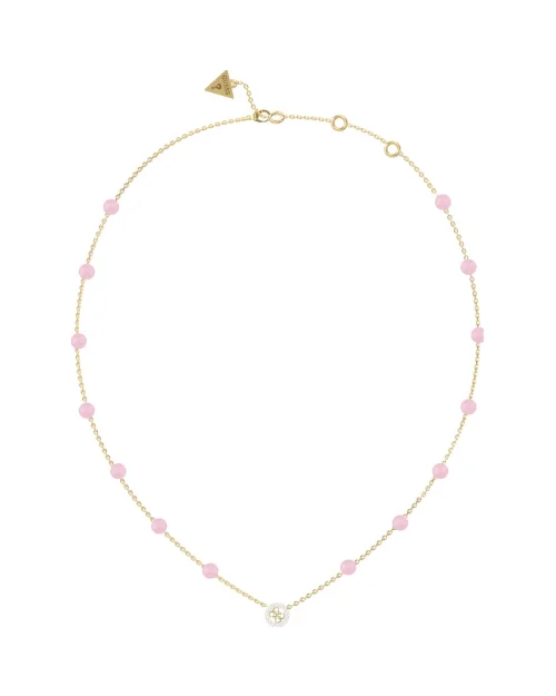 Guess JUBN03073JWYGLRT-U Halskette mit natürlichen Steinen