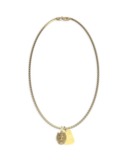 Guess JUMN01300JWYGT-U Collana Re Leone