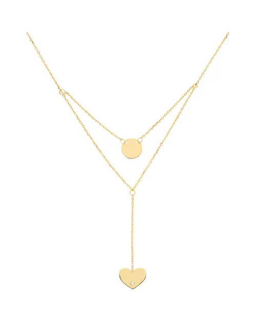 ITEMPORALITEIT GNL-201-004-UU geelgouden collier 