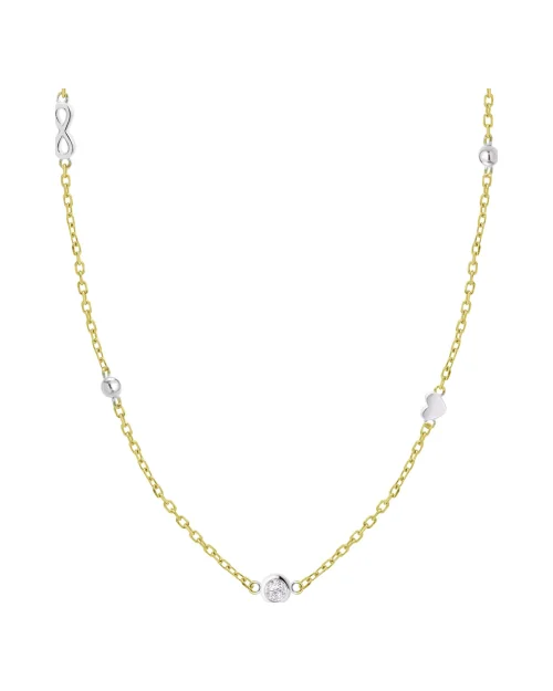 Collana Lotus in argento LP3891-1/1 con zirconi