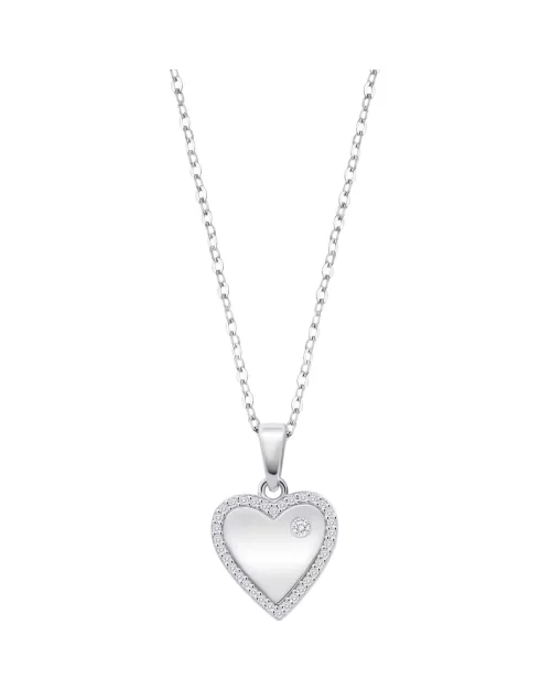 Lotus Silver Moments LP3607-1/1 halsband med hjärta
