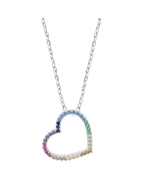 Lotus Silver Moments LP3670-1/2 halsband med hjärta