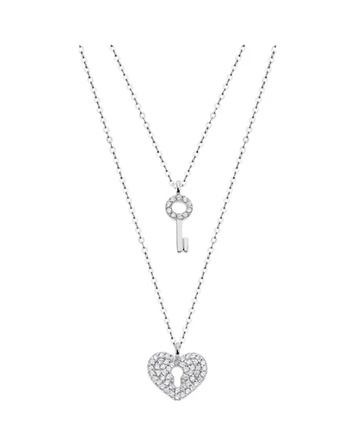 Collar Lotus Silver Trendy LP1680-1/1 mujer 