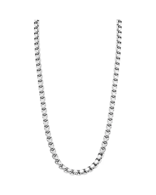 Collier Lotus Style Men in Black LS1931-1/1 en acier inoxydable