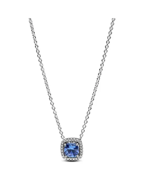 Naszyjnik Pandora Timeless 393560C01-45 z niebieską aureolą