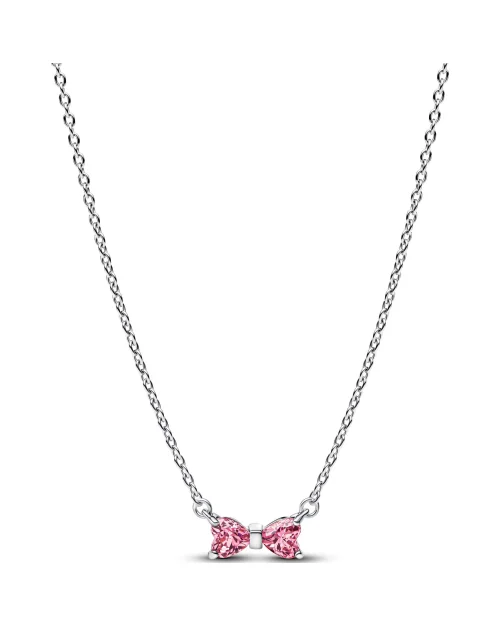 Pandora Timeless Halskette Pandora Timeless 394235C01-45 rosa Schleife