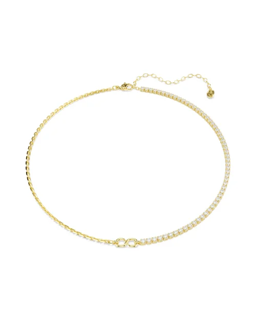 Naszyjnik Swarovski Matrix 5747717 pozłacany białym złotem