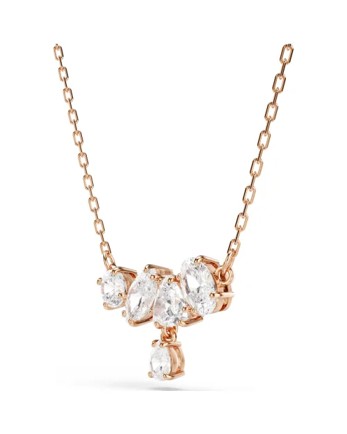 Naszyjnik Swarovski Mesmera 5747996 białe różowe złoto