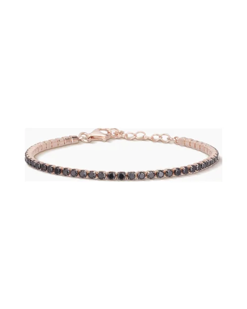 Pulsera Mabina Mini Tennis 533329 tenis plata oro rosa circonitas