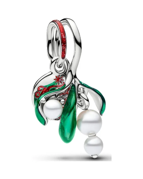 Charm Pandora 735066C01 colgante muérdago