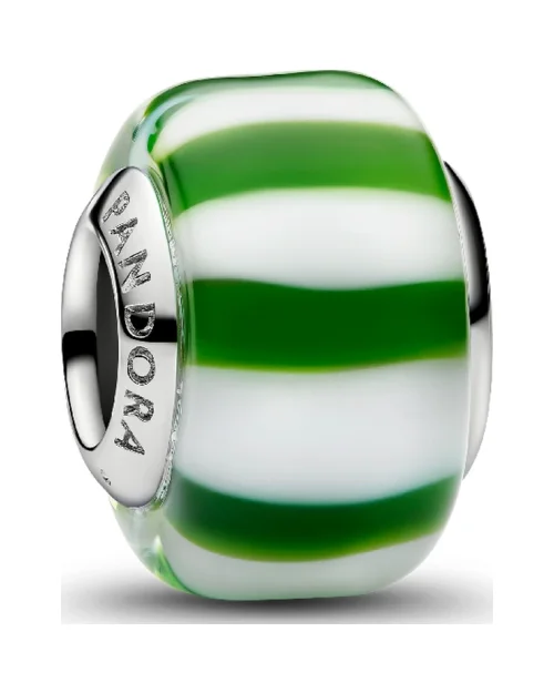 Charm Pandora 735071C02 Murano caramelo verde