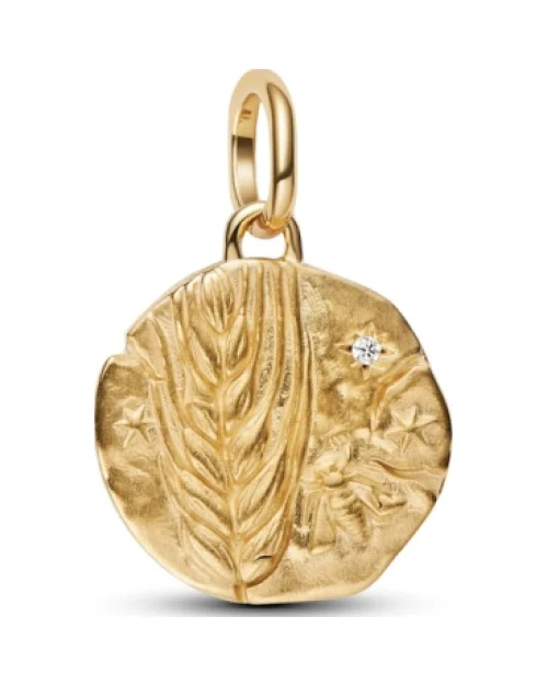Pandora ME 764084C01 Wheat Ear Medallion