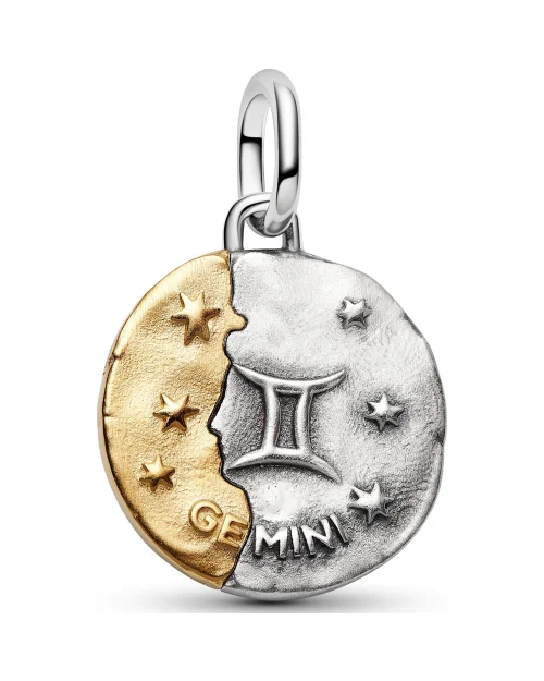 Pandora-medaillon ME 764989C01 Tweelingen zirkonia